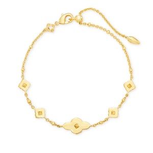 Kendra Scott Abbie Delicate Chain Bracelet in Gold Boxed